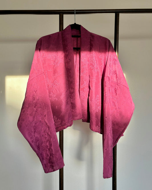 Silk Feijixiu 飞机袖 ⋆ Plum ⋆ US 14-18