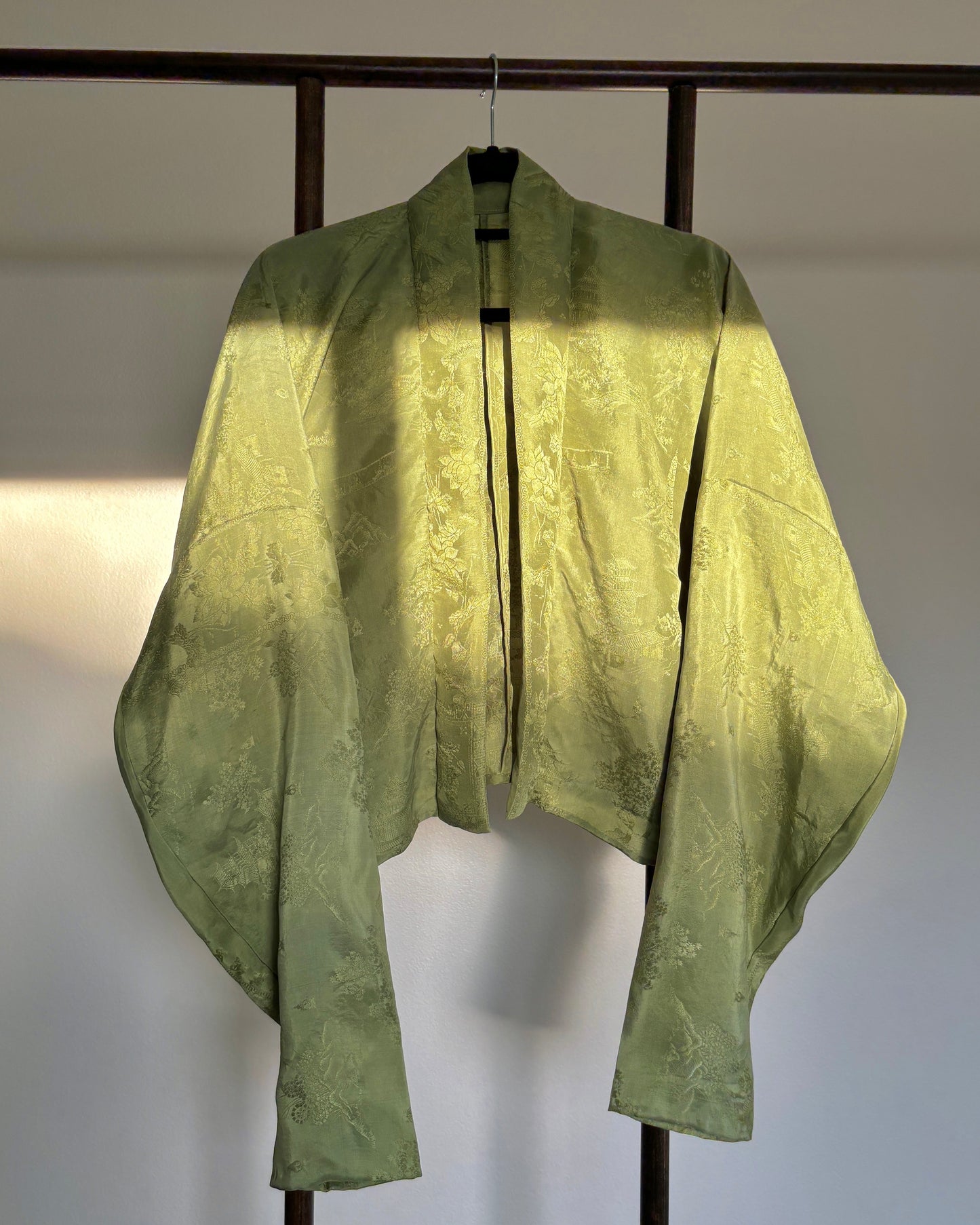 Silk Feijixiu 飞机袖 ✦ MoCha Green ✦ US 8-12