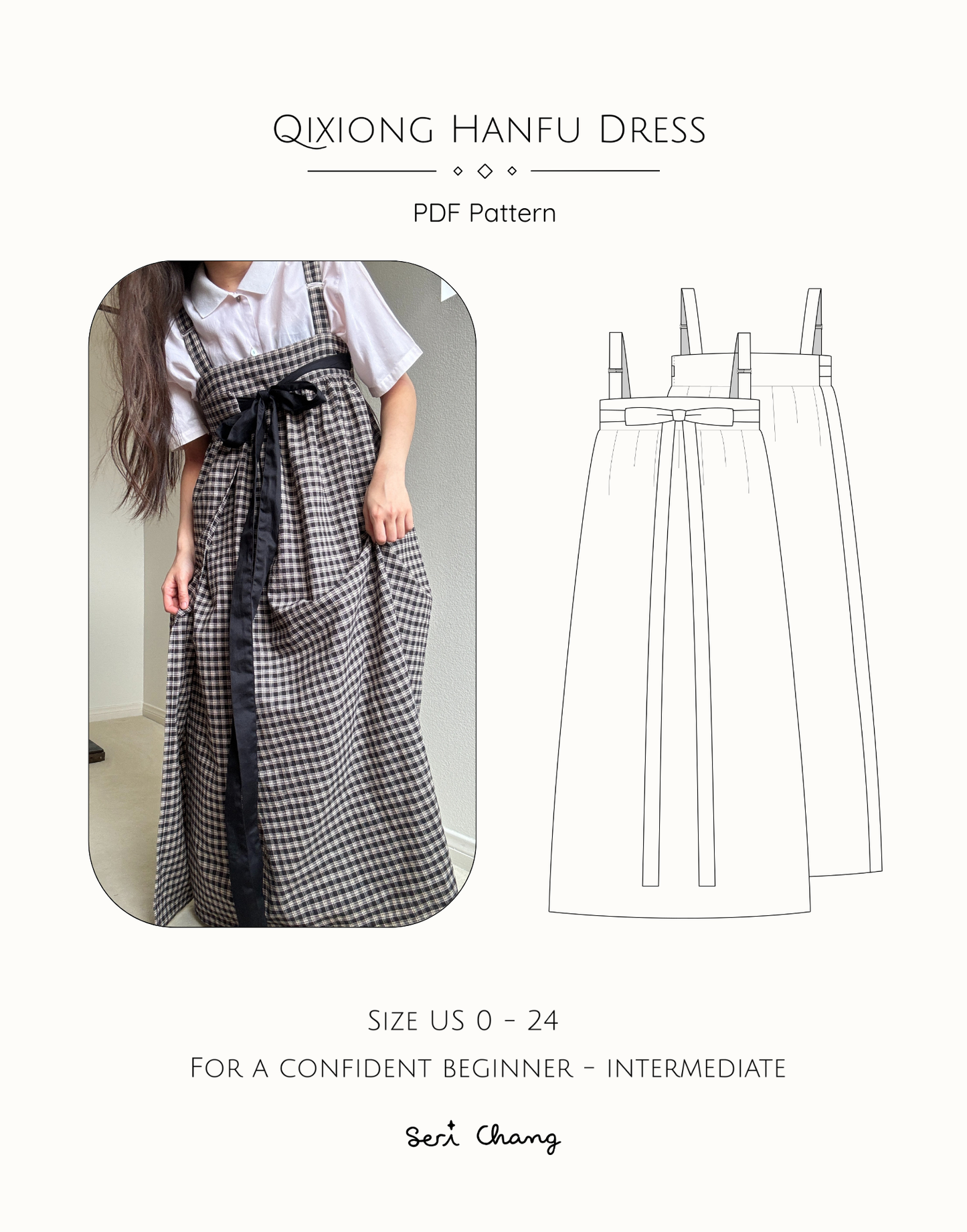 Qixiong Hanfu Dress - PDF Sewing Pattern